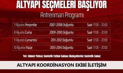 Elazığspor altyapı seçmeleri başlıyor