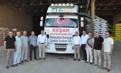 Şarköy’deki yangında zarar gören üreticilere yem yardımı