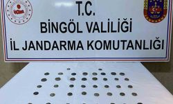 Bingöl’de 42 adet sikke ele geçirdi