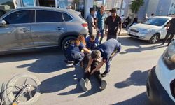 Karaman’da motosiklet kadına çarptı, hem sürücü hem yaya yaralandı