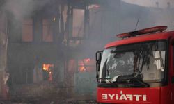 Konya’da metruk binada yangın