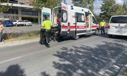Motosiklet ile otomobil çarpıştı: 1 yaralı