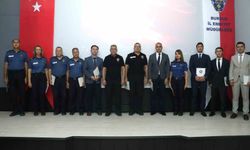 Burdur’da 120 emniyet personeline başarı belgesi verildi