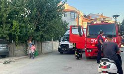 Kütahya’da yangın ihbarına giden ekipler mangalla karşılaştı