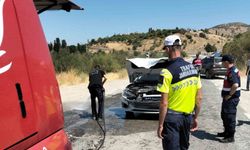 Malatya’da otomobil ile çapa motoru çarpıştı: 3 yaralı