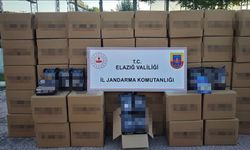 Elazığ’a kaçak getirilen sigaralar jandarma ekipleri tarafından yakalandı