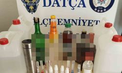 Datça’da kaçak alkol operasyonu