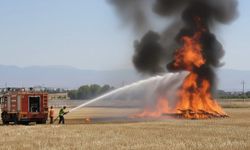Elazığ’da tarla yangını