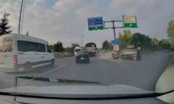 Kamyonla çarpışmaktan kaçınırken demir bariyerlere girdi