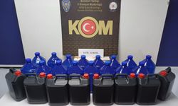 Ayvalık’ta 120 litre etil alkol ele geçirildi