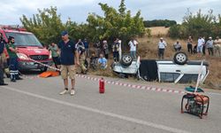 Bursa'da şarampole devrilen otomobilin sürücüsü öldü