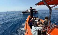 Fethiye'de 37 düzensiz göçmen kurtarıldı