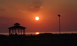 Van Gölü’nde Gün Batımı Büyüledi