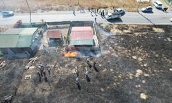 Arnavutköy’de çayırlık alanda yangın paniği
