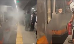 Bağcılar'da metronun fren balatalarında çıkan yangın söndürüldü