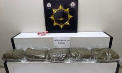 Edremit’te 5 kilogram esrar ele geçirildi