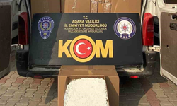 Adana’da 17 milyonluk kaçak doldurulmuş sigara ele geçirildi