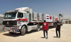 Türkiye, Ekim 2023'ten bu yana Gazze'ye 101 bin 271 tonluk insani yardım malzemesi ulaştırdı