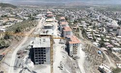 Hatay Hassa'da 622 afet konutunun yapımı devam ediyor