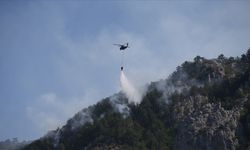 Sinop'ta büyük ölçüde kontrol altına alınan orman yangınına müdahale sürüyor