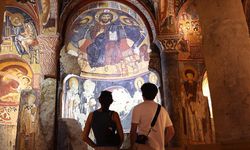 Kapadokya'daki Karanlık Kilise'nin freskleri 10 yılda 1 milyondan fazla ziyaretçiyi ağırladı