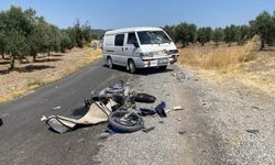 Manisa’da motosiklet araçla kafa kafaya çarpıştı: 1 ölü