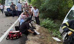 Ordu’da servis minibüsü kaza yaptı: 15 yaralı