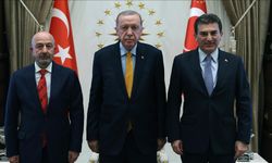 Cumhurbaşkanı Erdoğan, OYAK Yönetim Kurulu Başkanı Aksakallı'yı kabul etti