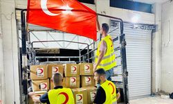 Türk Kızılay, Batı Şeria'ya 1200 gıda kolisi ulaştırdı