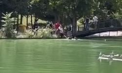 Göletli Park’ta korku dolu anlar: Suya düşen çocuk vatandaşlar tarafından kurtarıldı