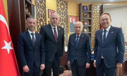 MHP'li Topsakal, Kosova Bakanı Fikrim Damka ile MHP Lideri Devlet Bahçeli’yi Ziyaret Etti