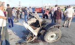 Samsun’da kamyonet ile traktör çarpıştı: 4 yaralı
