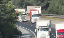 Sol şeridi ihlal eden tır ve kamyon sürücülerine para cezası