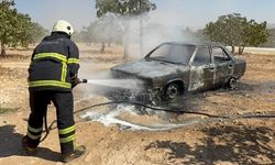 Kendi otomobilini ateşe verdi