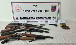 Gaziantep’te 20 adet kaçak silah ele geçirildi