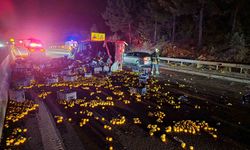 Otoyolda zincirleme kaza: 1 ağır yaralı
