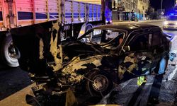 Antalya’da tırla otomobil çarpıştı: 1 ağır yaralı