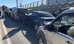 Elazığ’da zincirleme trafik kazası: 2 yaralı