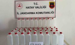 Samandağ’da 200 litre etil alkol ele geçirildi