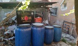 Arsuz’da sahte içki operasyonu: 2 bin 450 litre alkol ele geçirildi