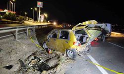 Takla atan otomobil hurdaya döndü: 1 ölü