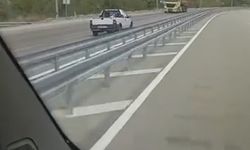 Kilometrelerce yolu ters şeritten gitti