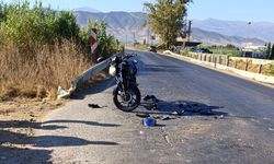 Ödemiş’te kamyonet ile motosiklet çarpıştı: 1 ağır yaralı