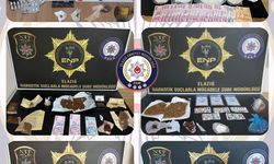 Elazığ’da uyuşturucuya geçit yok: 16 tutuklama