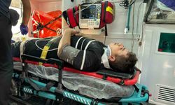 Kontrolden çıkan motosiklet devrildi: 2 yaralı