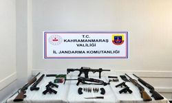Kahramanmaraş’ta silah kaçakçılarına baskın: 2 tutuklama