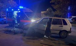 Erzincan’da otomobil kaldırıma çıktı: 1 yaralı