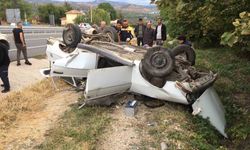Kastamonu’da otomobil takla attı: 2 yaralı