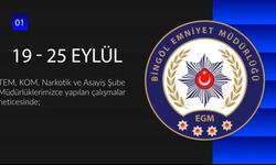 Bingöl’de 50 şüpheli yakalandı