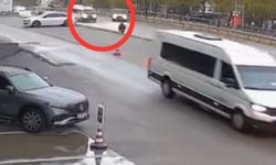 Yayaların ölümden döndüğü anlar kamerada